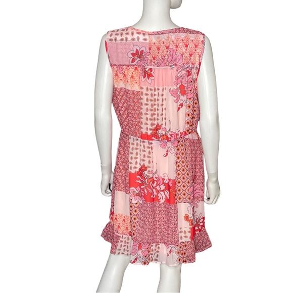 Collective Concepts Women’s Sleeveless Floral Dress Sz XL - Picture 3 of 6